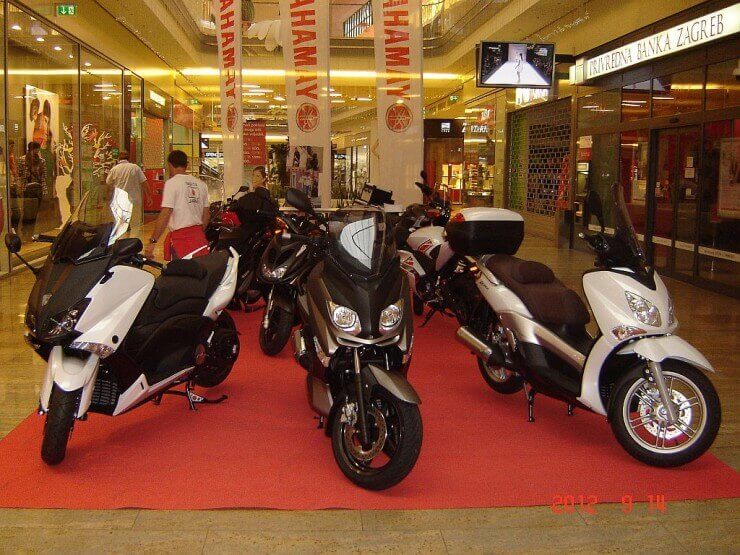 Yamaha modeli u Westgate shopping city-u